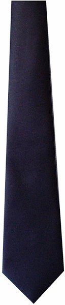 Plain Navy Blue Boys Tie