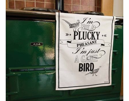 Unbranded Plucky Pheasant Tea Towel 4977CX