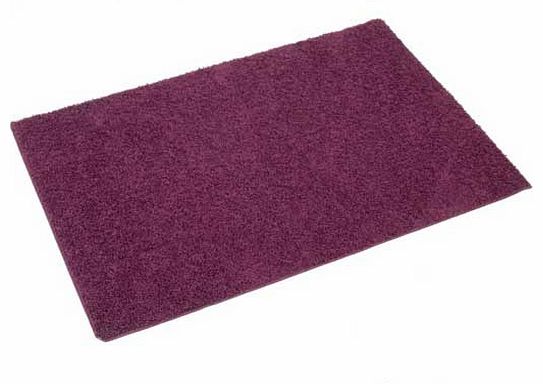 Plum Fiji Machine Washable Rug - 150cm x 100cm