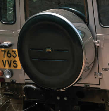 Polished wheel case for 90 with 256 tyres
