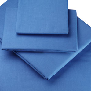 Polycotton Fitted Sheet- Azure- Kingsize