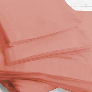 Polycotton Fitted Sheet- Terracotta- Kingsize