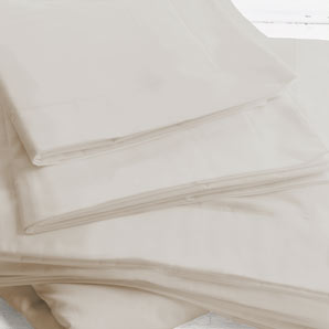 Polycotton Flat Sheet- Double- Oyster