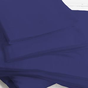 Polycotton Flat Sheet- Navy- Double