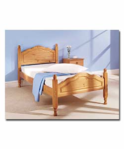 Portland Solid Pine Single Bed with Luxury Orthapaedic Matt