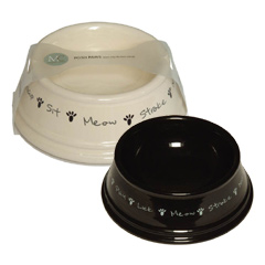 Posh Paws stoneware bowls and jars are available in a range of designs and colours that are stylish,