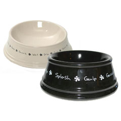 Posh Paws stoneware bowls and jars are available in a range of designs and colours that are stylish,