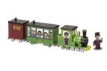 Postman Pat Greendale Rocket Locomotive & Ajay Fig