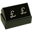 Pound Sign Cuff Links