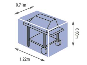 Unbranded Premium Trolley BBQ Cover