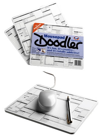 Procrastinator Mousepad Doodler