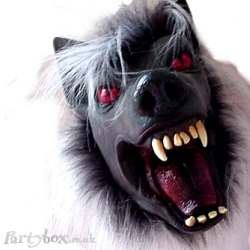 Puppet - Silver Wolf - Latex - Hand Puppet