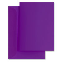 Quality, folded, coloured card that co-ordinate wi