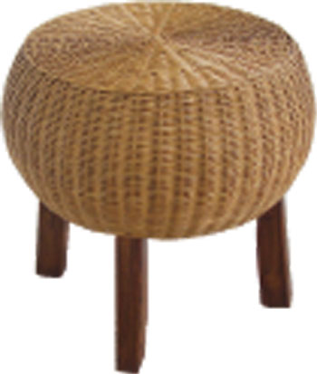 RATTAN STOOL