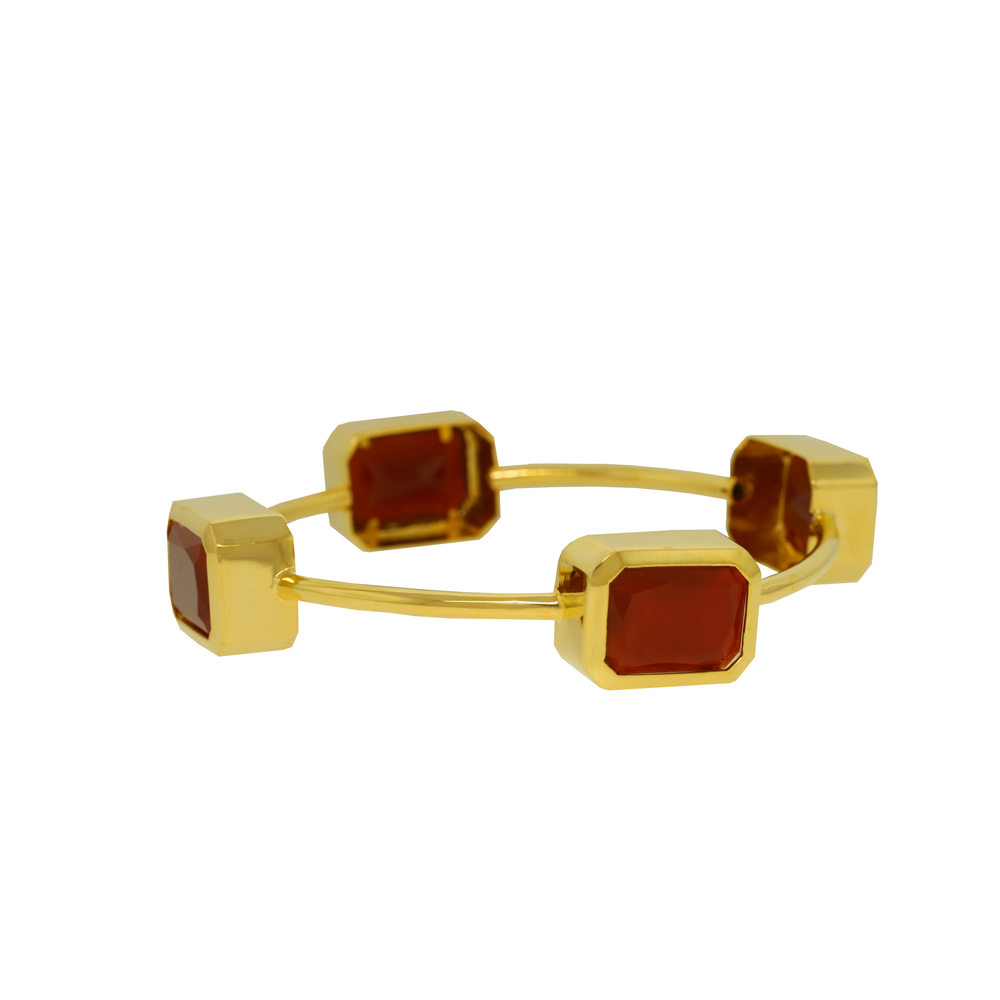 Unbranded Rectangular Cornelian Bangle