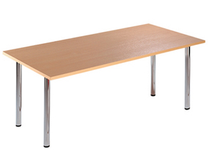 Unbranded Rectangular modular table (tubular legs)