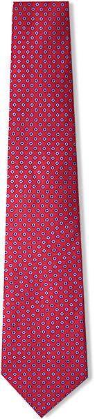 Red Blue Diamonds Tie