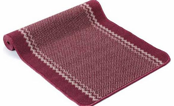 Red Kilkis Machine Washable Rug - 100cm x 67cm