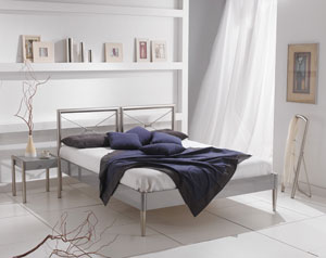 Resistub- Alliance- 4FT 6&quot; Metal Bedstead