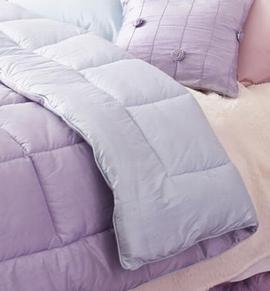 Reversible Eiderdown. DOUBLE. ICE/VIOLET