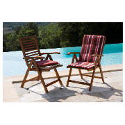 Unbranded Reversible Seat Pad, 2 pack Red
