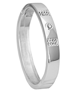 Rhodium Bangle