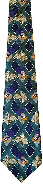 Road Runner Diamond Tie (Teal)