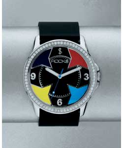 Rock$ Unisex Quartz Bling Watch