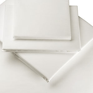 Rock Cotton Flat Sheet- Ivory- Kingsize