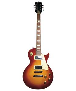 Unbranded Rockburn LP Style Electric Guitar Tobacco Sunburst