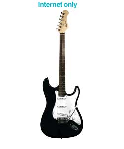 Unbranded Rockburn ST Electric Guitar Diamond Black