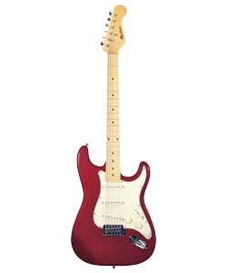 Unbranded Rockburn Vintage Electric Guitar Blood Red