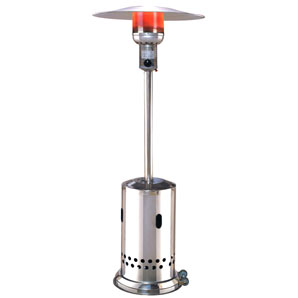 Roma Patio Heater Stainless Steel