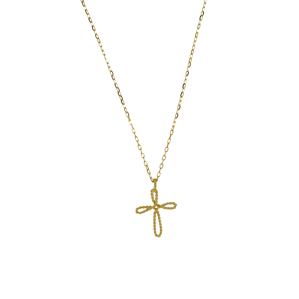 Unbranded Rope Cross Pendant