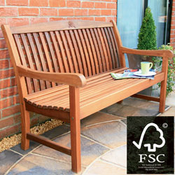 Rose Hardwood 2 Seater Bench