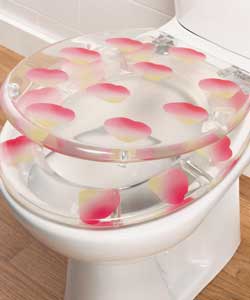 Rose Petals Toilet Seat