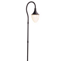 Roseni Halo Crackle Glass Crook Light 10W