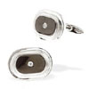 Rounded Diamond Cufflinks (2 Pts Dia)