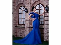 Unbranded Royalblue Sloping shoulder Noble Evening Dresses