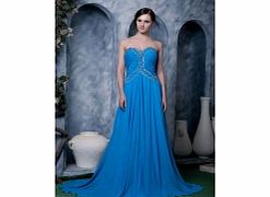 Unbranded Royalblue Sweetheart Noble Evening Dresses