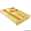 Unbranded Rubberwood Cutlery Tray 5cm x 24.5cm x 34cm