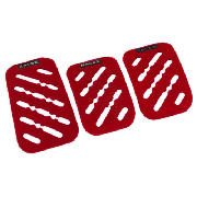 Unbranded Rx0047 - Race X Cross Slot Pedal - Red