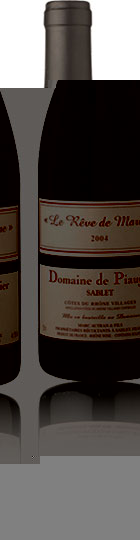 Unbranded Sablet Le Randecirc;ve de Marine 2004 Domaine de Piaugier (75cl)