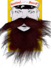 Adult fake fur beard