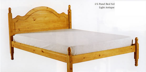 SAMARA SLEIGH BED 46 - High Foot End