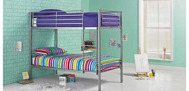 Unbranded Samuel Shorty Bunk Bed Frame - Silver