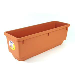 Unbranded Sankey Plantation Trough - Terracotta 61cm/24 Inch