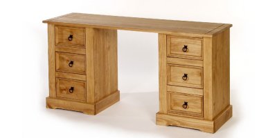 Santa Fe 2 over 3 Drawer Dressing Table