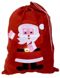 Unbranded Santa Sack Value with Santa Decor