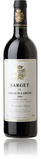 Unbranded Sarget de Gruaud Larose 2000 St-Julien (75cl)